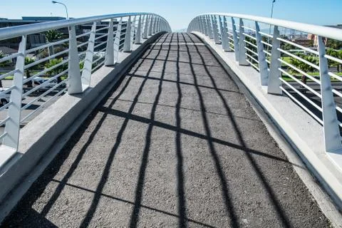 Bridge over highway Stock Photos