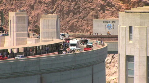 Bridge over Hoover Dam 스톡 동영상 133248