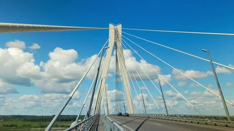 Bridge over river 스톡 동영상 11499225