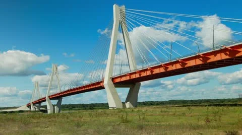 Bridge over river 스톡 동영상 11503088