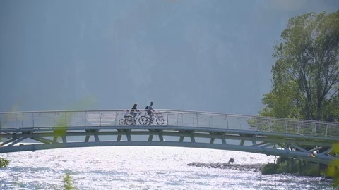 Bridge Over River Stock-Footage 112714436