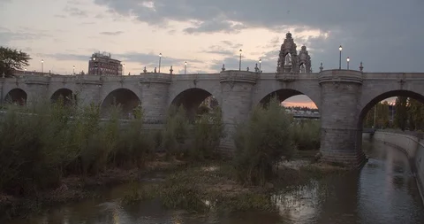 Bridge Over The River Video stock 120337260