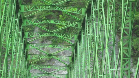 Bridge over river Stock Footage 144493436