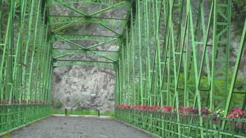 Bridge over river Stock Footage 144495304