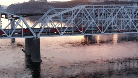 Bridge over the river Video stock 152143242