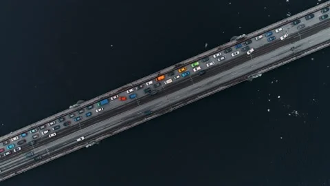 Bridge over river Stock Footage 168168584