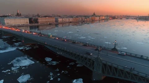 Bridge over river Stock Footage 168168592