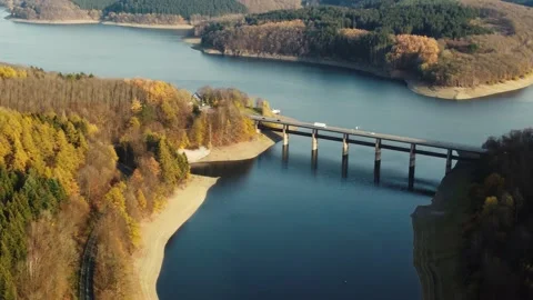 Bridge over the river Stock Footage 220191485