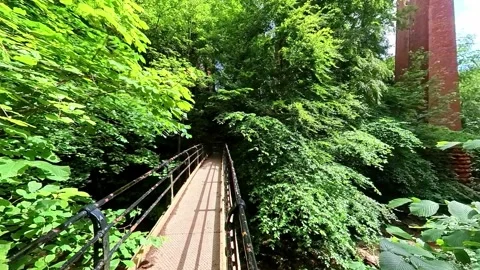 Bridge over the river Stock-Footage 245817201