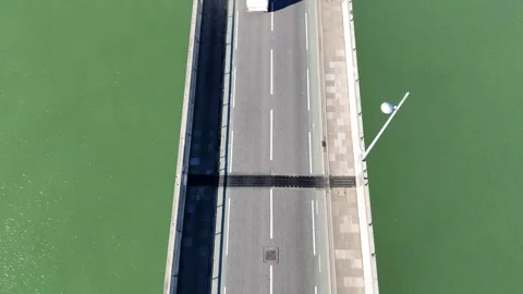 Bridge over the River Stock Footage 266167652