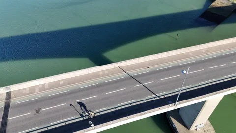 Bridge over the River Stock Footage 266167837
