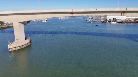 Bridge over the River Stock Footage 266168526