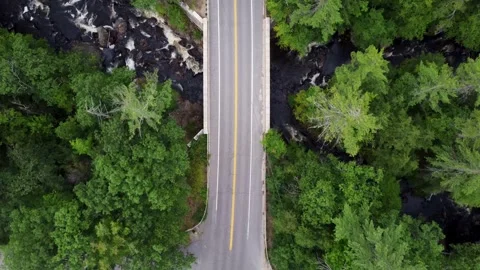 Bridge Over A River Stock Footage 306150425