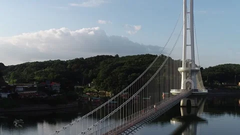 The bridge over the river Video stock 310216060