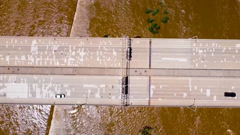 Bridge Over A River Stock Footage 313767590