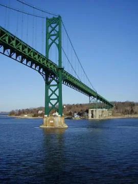 Bridge over the river Stock Photos