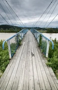 Bridge over river Stock Photos