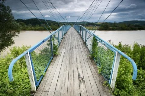 Bridge over river Stock Photos