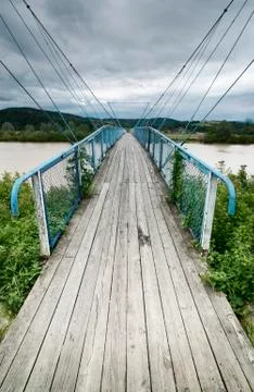 Bridge over river Stock Photos