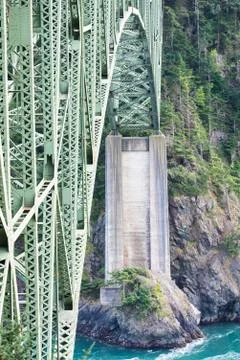 Bridge over river Foto stock