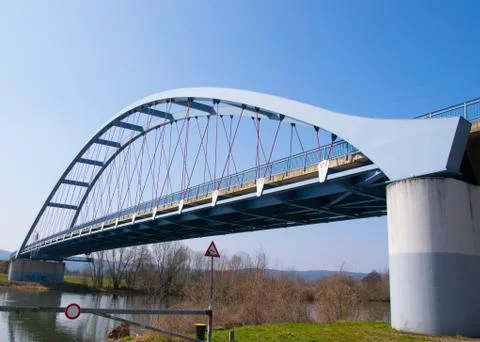 Bridge over a river Stock Photos