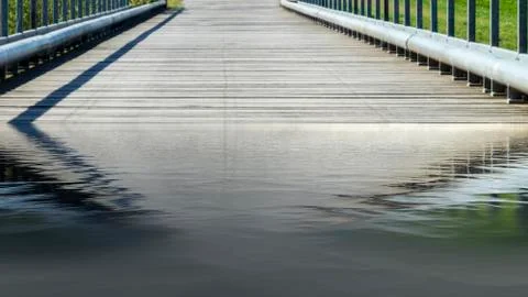 Bridge over a river Stock Photos