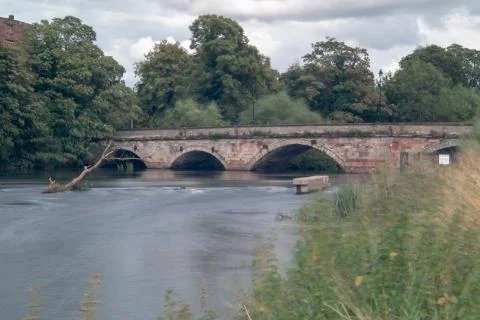 Bridge over the river 스톡 사진