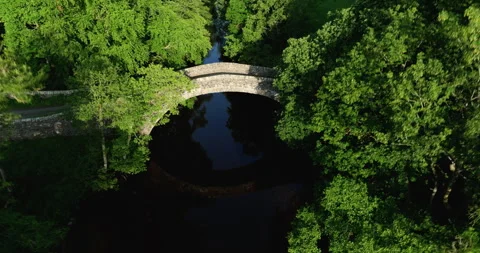 Bridge over river Swale Stock Footage 312290619