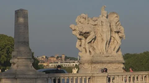 Bridge over the River Tiber Vidéo 12427184