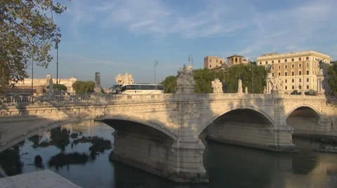Bridge over the River Tiber Vidéo 12427326
