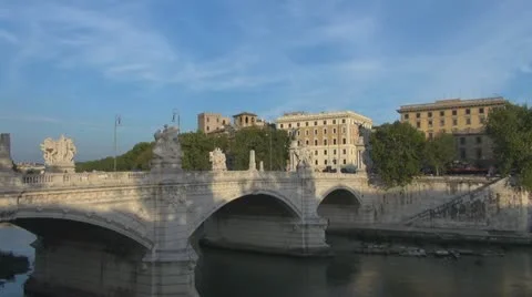 Bridge over the River Tiber Vidéo 12429051