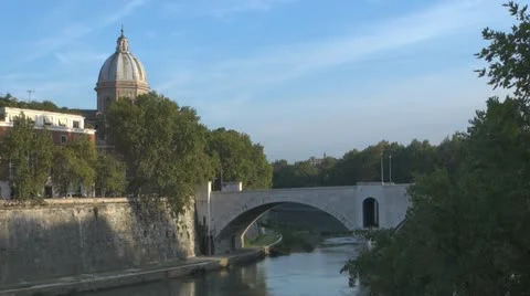 Bridge over the River Tiber Vidéo 12429057