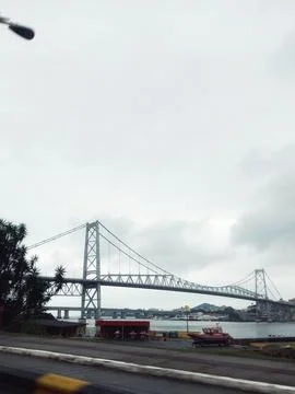 Bridge over the sea Stock Photos