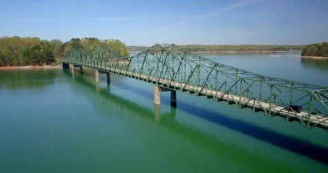 Bridge over turquoise waters Stock Footage 101771540