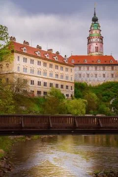 Bridge over the Vltava Stock Photos