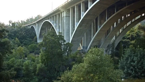 Bridge over water  Stock Footage 83695207