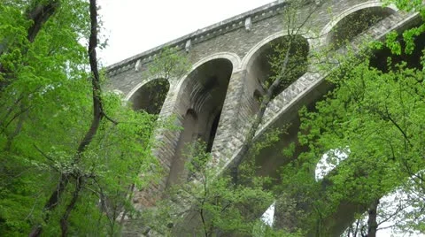 Bridge over Wissahickon.mp4 Stock-Footage 12146009