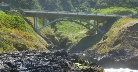 Bridge Overpass at Cooks Chasm 库存影片 44280983