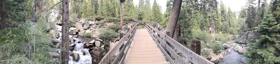 Bridge panorama Stock Photos