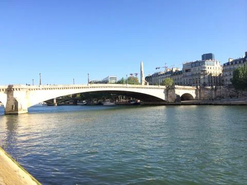 Bridge in paris Stockfoto's