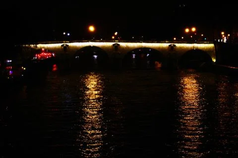 The bridge in Paris Stock Photos
