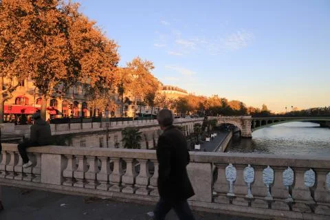 Bridge paris Stock Photos