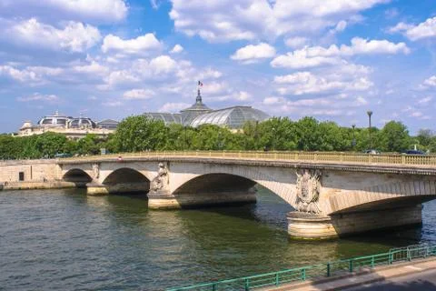 Bridge in Paris Stock Photos