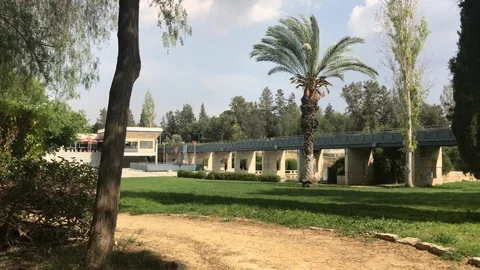 Bridge at Park of Acropolis, Nicosia Stock Footage 89945152