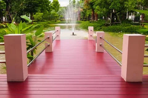 Bridge park Stock Photos