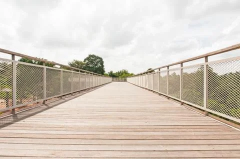 Bridge in the park. Fotos de archivo