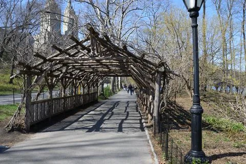 Bridge at the park Stock Photos