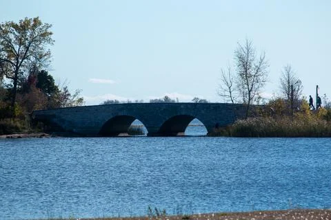 A bridge in the park Stock Photos