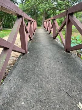 Bridge in the park Stock Photos