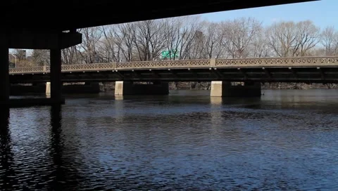 Bridge Passaic River Stock Footage 2312045